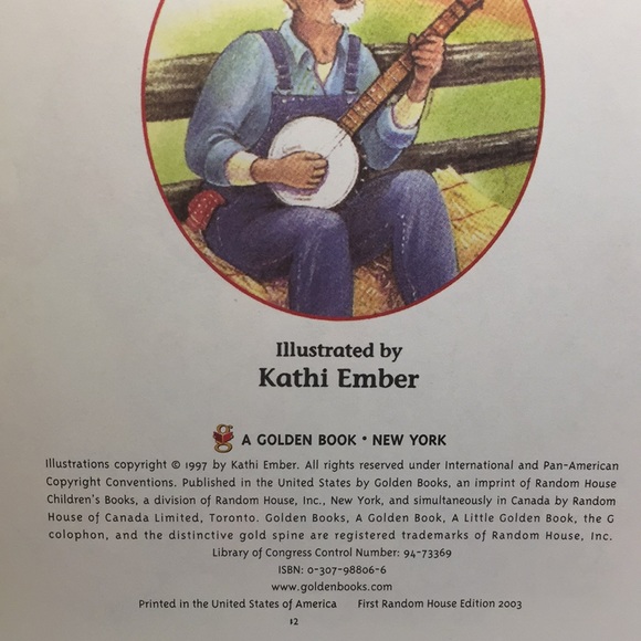 Old MacDonald Had A Farm A Little Golden Book Hardcover Kathi Ember - Picture 4 of 8